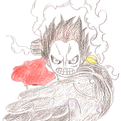 [LINEスタンプ] ONE PIECE 麦わらの一味戦闘中