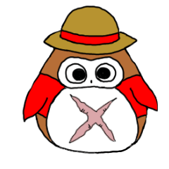 [LINEスタンプ] ONE PIECE ふくろう