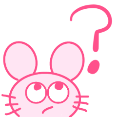 [LINEスタンプ] ももいろのねずみ