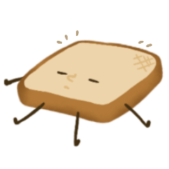 [LINEスタンプ] こげ食パン