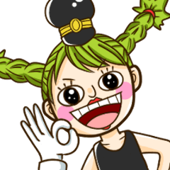 [LINEスタンプ] チムニーラブONE PIECE敬語スタンプ