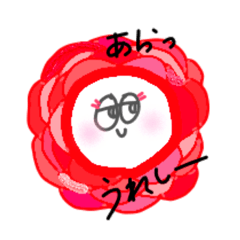 [LINEスタンプ] おはなさん達