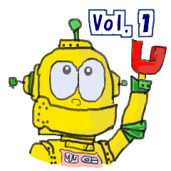 [LINEスタンプ] 陽気なロボポン「Robopon」vol.1