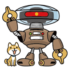 [LINEスタンプ] ミュージックロボットAOI