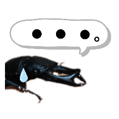 [LINEスタンプ] オオクワガタのちくわ