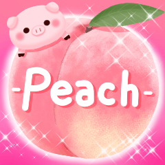 [LINEスタンプ] -Peach- 桃の詰め合わせの画像（メイン）