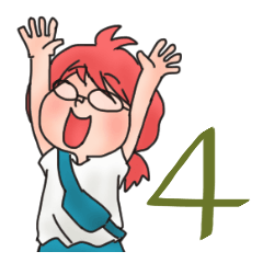 [LINEスタンプ] ゆるだらな日常（メガネ女子）スタンプ4