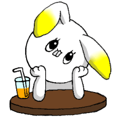 [LINEスタンプ] 感情的なうさぎ うさひろ