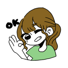 [LINEスタンプ] くるみです。