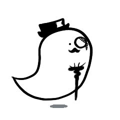 [LINEスタンプ] ダンディなオバケ