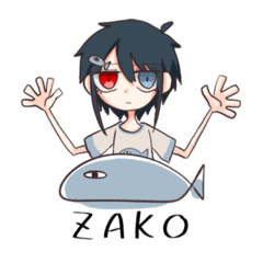 [LINEスタンプ] ZAKOとざっくんの画像（メイン）
