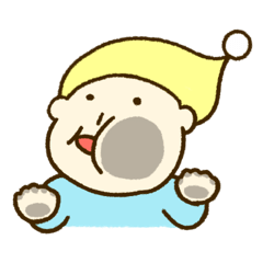 [LINEスタンプ] こまいちゃん