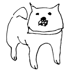 [LINEスタンプ] 恐らく犬と猫