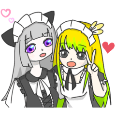 [LINEスタンプ] ピィネ＆ラノ