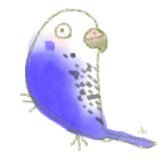 [LINEスタンプ] セキセイインコな気持ち