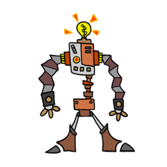 [LINEスタンプ] robot02