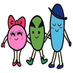 [LINEスタンプ] Jelly Beans Brothers