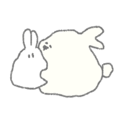 [LINEスタンプ] うさぎのアイボリー 2