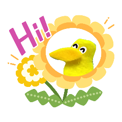 [LINEスタンプ] フェルト鳥ピピちゃん♪