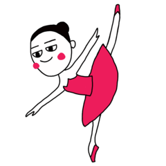 [LINEスタンプ] ゆめみるバレエちゃんスタンプ3