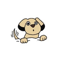 [LINEスタンプ] かわいくてやさしい犬の日常