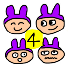 [LINEスタンプ] ミスターウサギ男4