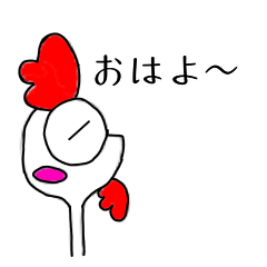 にわとりの感情スタンプ