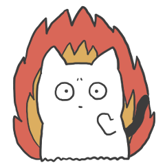 [LINEスタンプ] おばけねこのすたんぷの画像（メイン）