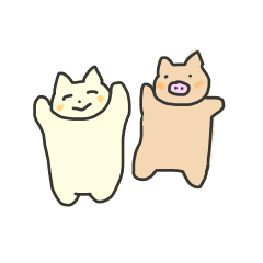 [LINEスタンプ] ねこさんのたのしい生活。