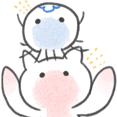 [LINEスタンプ] クラゲとクリオネ