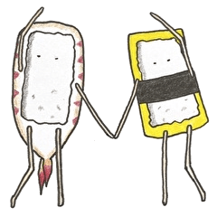 [LINEスタンプ] 皿の上の寿司