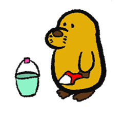 [LINEスタンプ] ほりだしもぐらのもぐもぐ