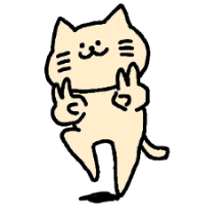 [LINEスタンプ] ちょっとゆるいネコ