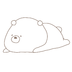 [LINEスタンプ] しらたまくまくん