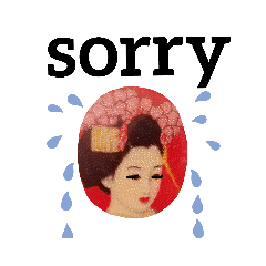 [LINEスタンプ] sorry Thank you