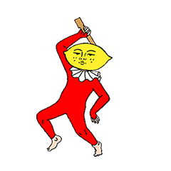 [LINEスタンプ] シリアスレモン