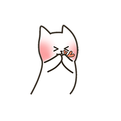 [LINEスタンプ] 人見知りな猫