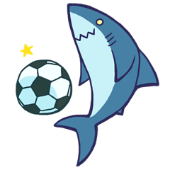 [LINEスタンプ] サメの趣味行動