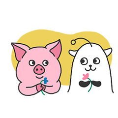 [LINEスタンプ] 小さくて少し風変わりないきもの