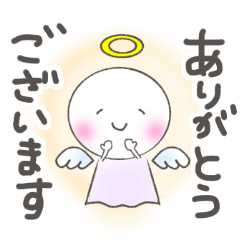 [LINEスタンプ] ゆるふわ天使ちゃん