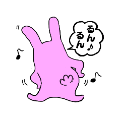 [LINEスタンプ] ぴょんぴょんうたちゃん～うさぎ～