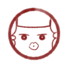 こけしのこけ姉【印鑑風】