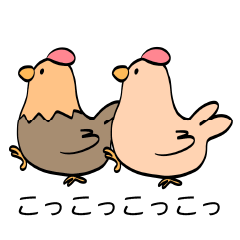 [LINEスタンプ] にわにはにわめんどり 毎日スタンプ