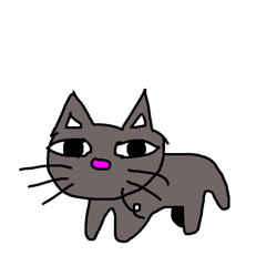 [LINEスタンプ] クロネコのピピ