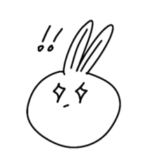 [LINEスタンプ] うさぎさんのお顔 2