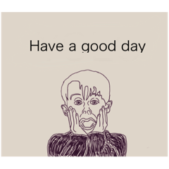 [LINEスタンプ] positive person:)