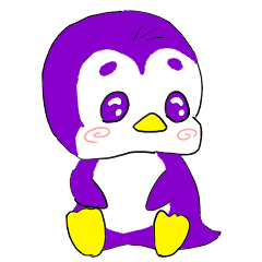 [LINEスタンプ] パープルペギ☆