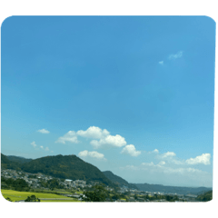 [LINEスタンプ] Japan夏 自然木々 水平線の画像（メイン）