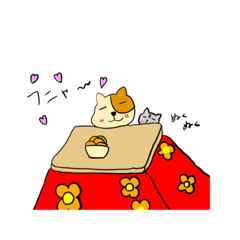 [LINEスタンプ] 手書き猫ちゃん