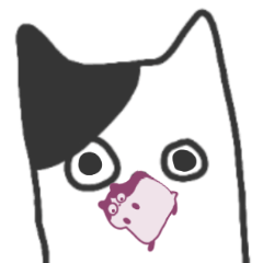 [LINEスタンプ] ハムスター毒君＆頑張ったねこ